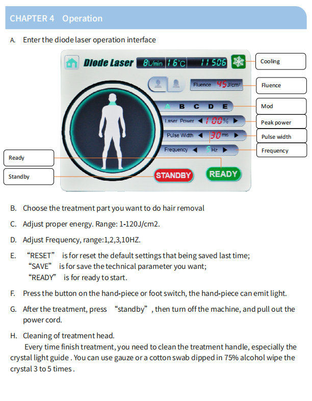 808 diode laser machine HL-808G(image 6)