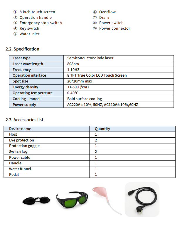 808 diode laser machine HL-808G(image 4)