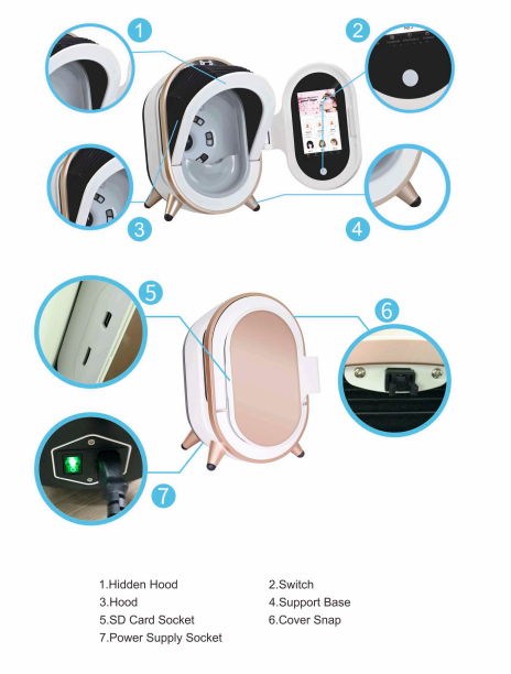 Skin analyzer machine HL-M9(image 5)