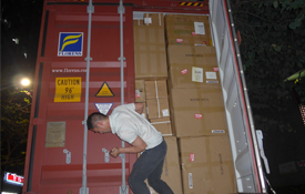 40HQ container loading 