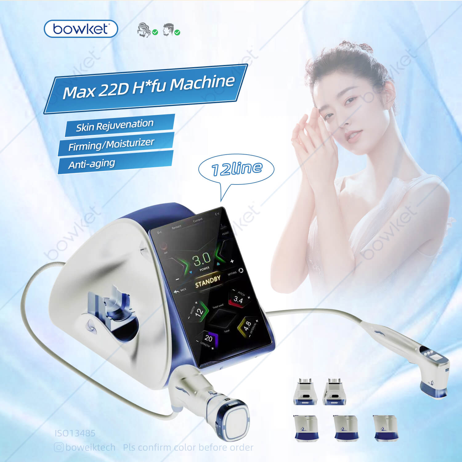 Bowket skin tightening face lifting body slimming  home use beauty equipment body(image 5)