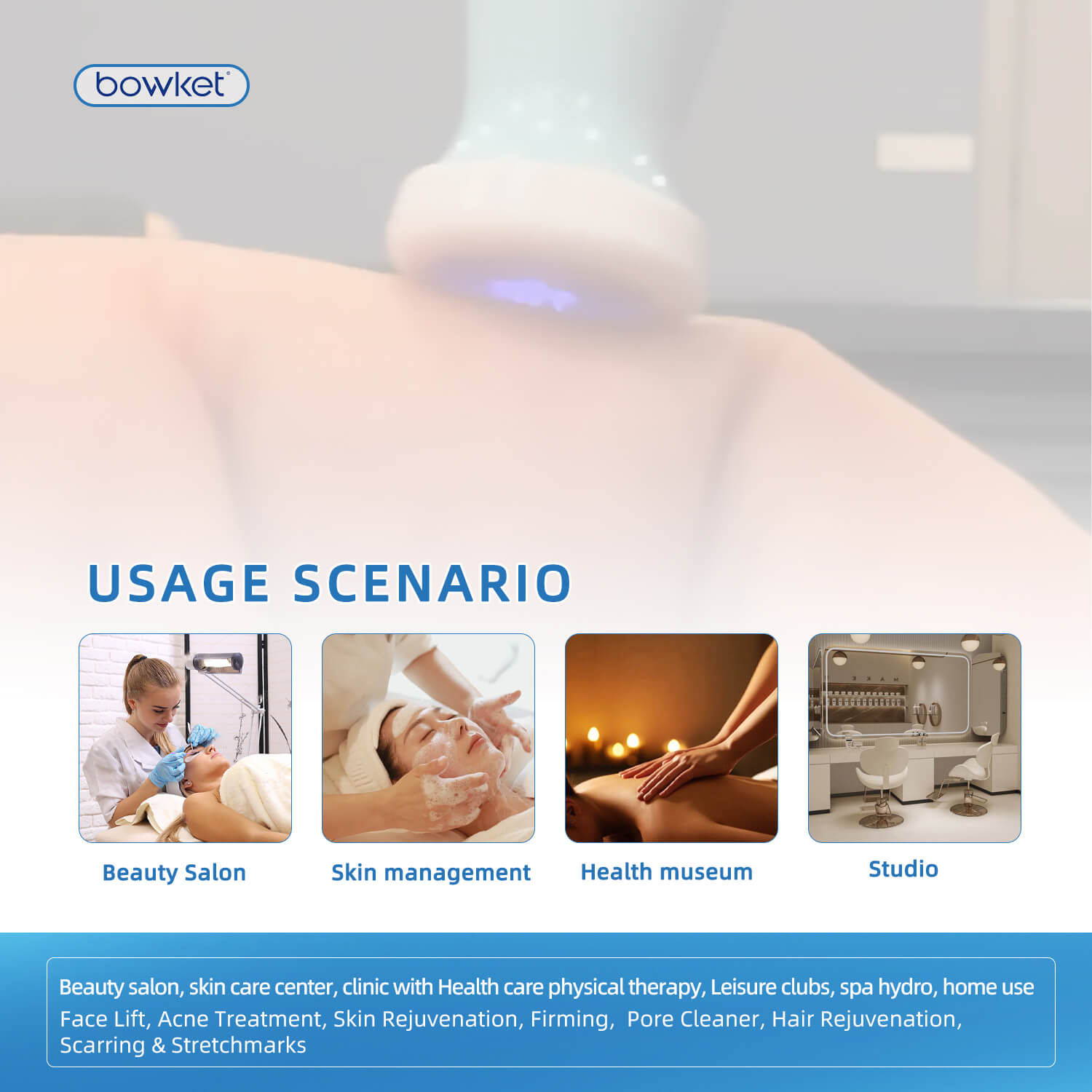 Bowket acne treatment spot remove cold plasma machine beauty device(image 8)