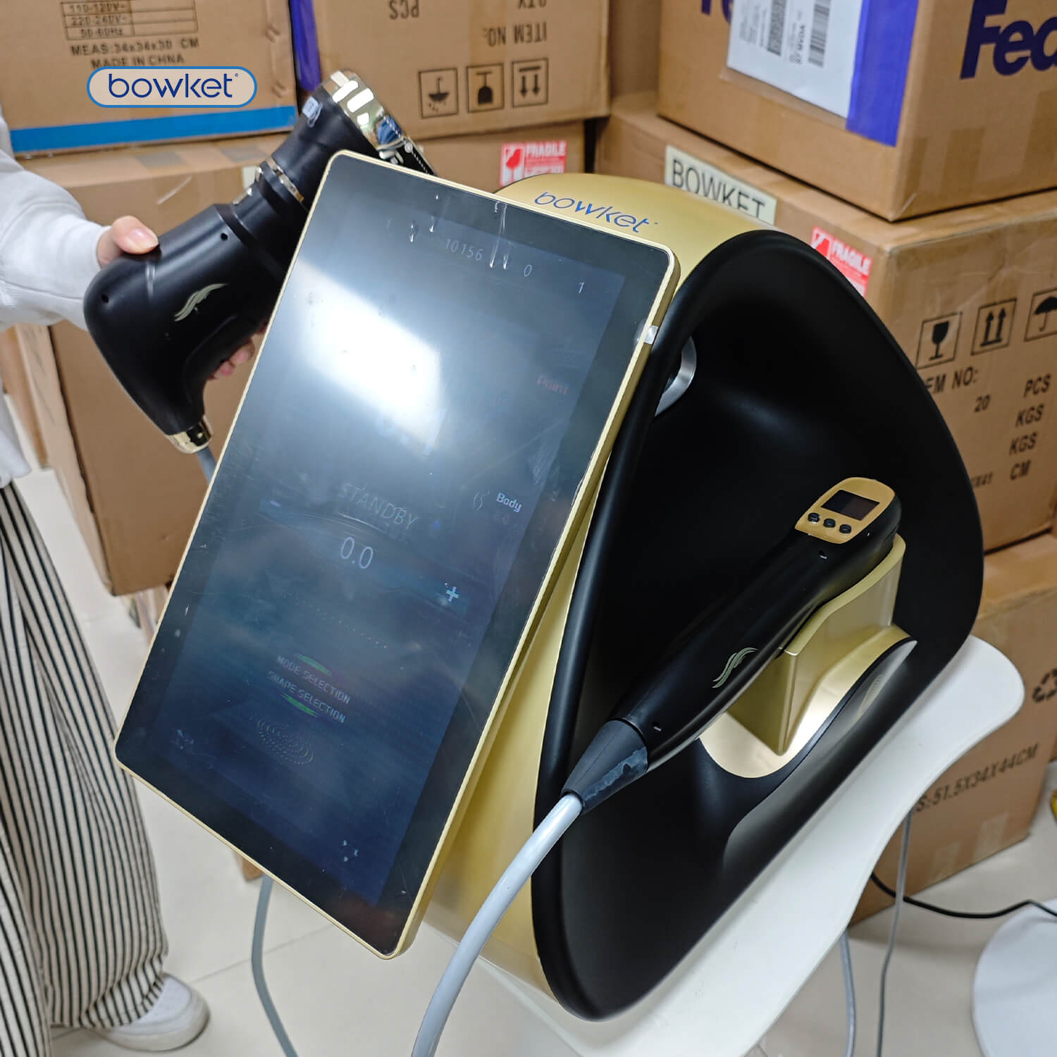 Bowket skin tightening face lifting body slimming  home use beauty equipment body(image 3)