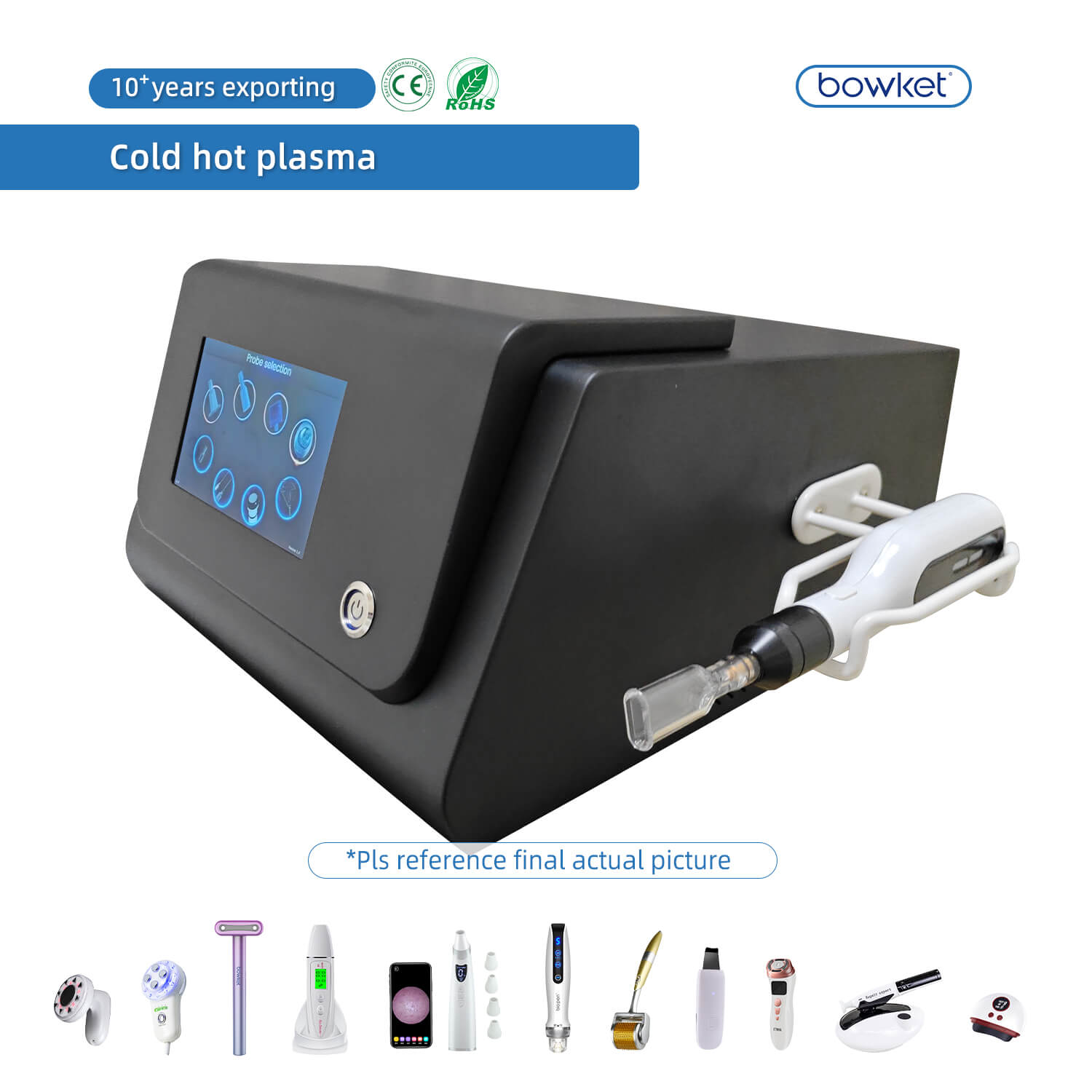 Bowket acne treatment spot remove cold plasma machine beauty device(image 9)