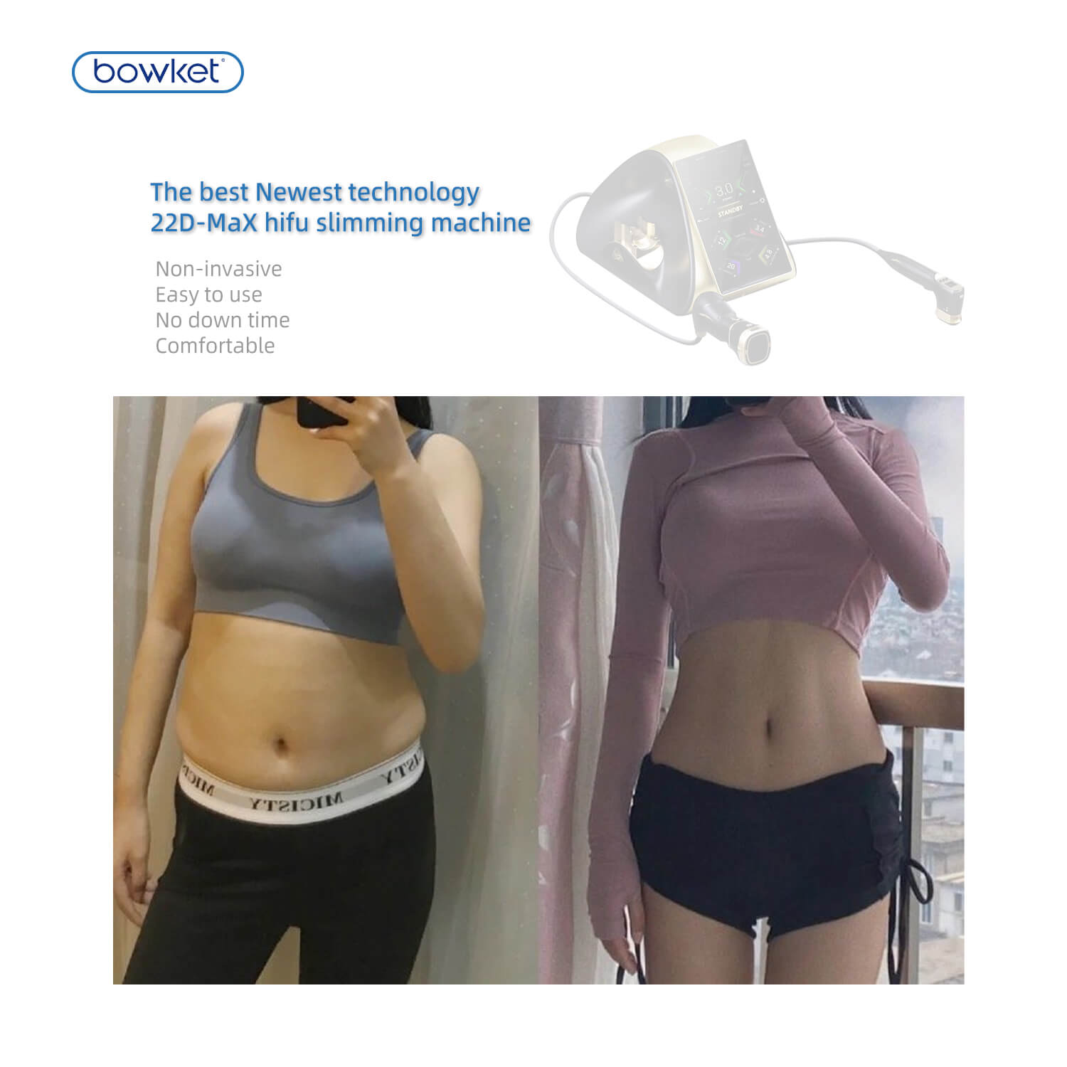Bowket skin tightening face lifting body slimming  home use beauty equipment body(image 10)