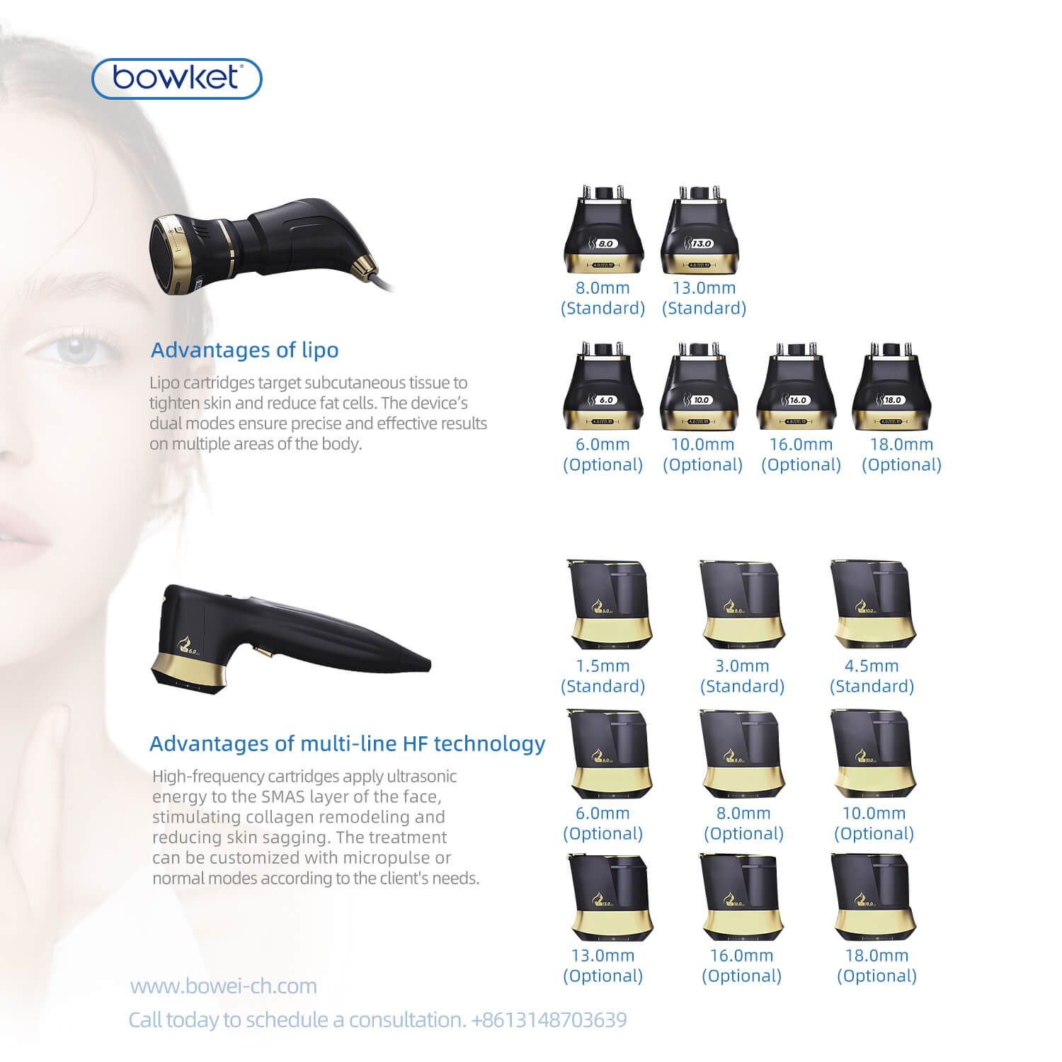 Bowket skin tightening face lifting body slimming  home use beauty equipment body(image 7)