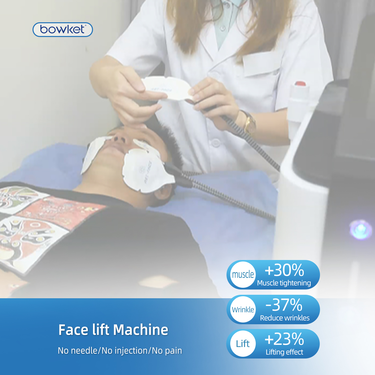 【磁脸PEFACE】Bowket  skin tightening facial ems face lifting machine(image 6)