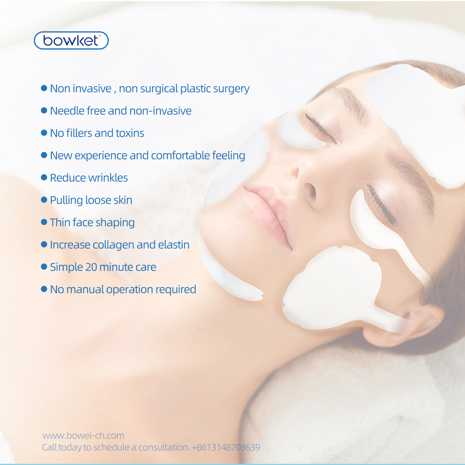 【磁脸PEFACE】Bowket  skin tightening facial ems face lifting machine(image 4)