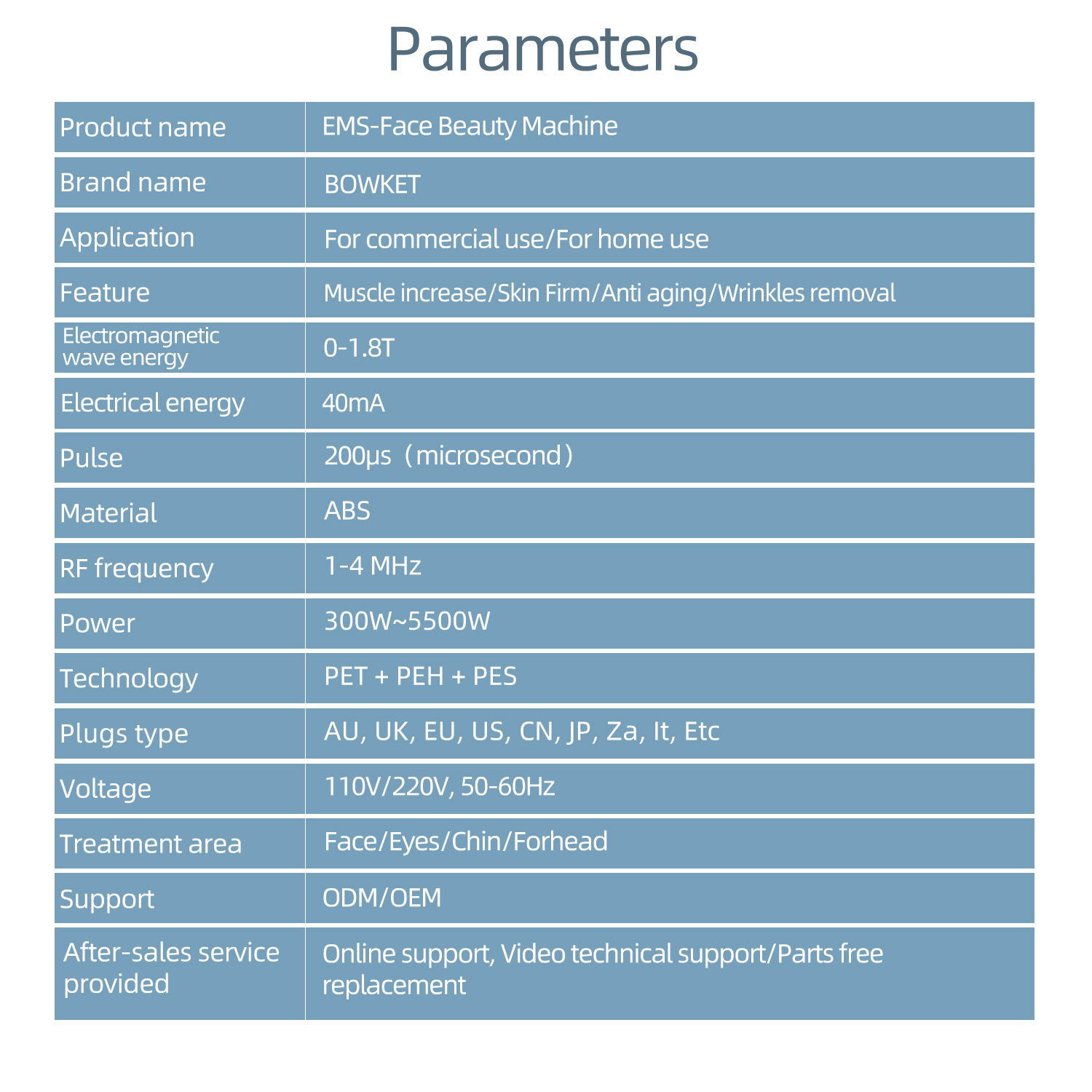 【磁脸PEFACE】Bowket  skin tightening facial ems face lifting machine(image 11)