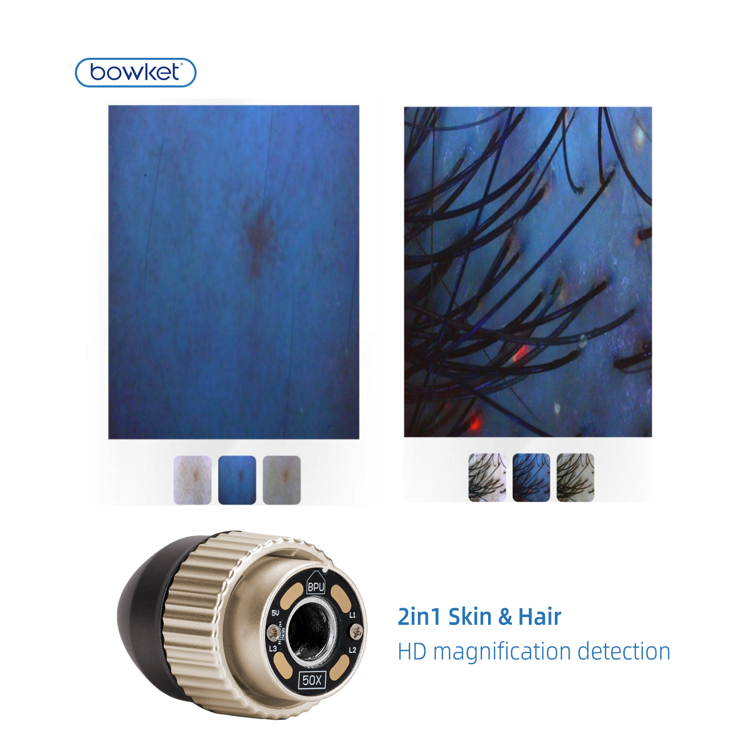 Bowket 2in1 15.6 skin and hair analysis machine(image 6)