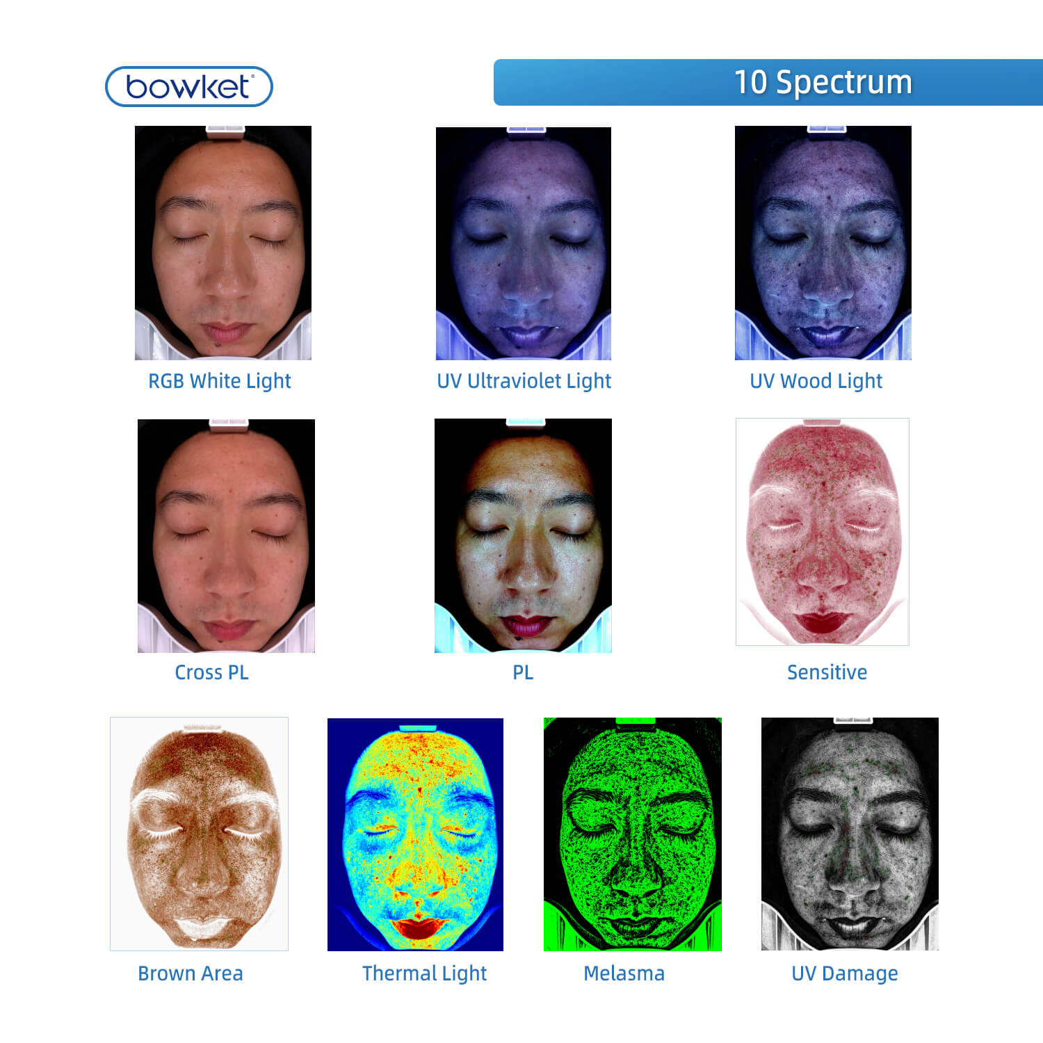 Bowket 2in1 15.6 skin and hair analysis machine(image 4)
