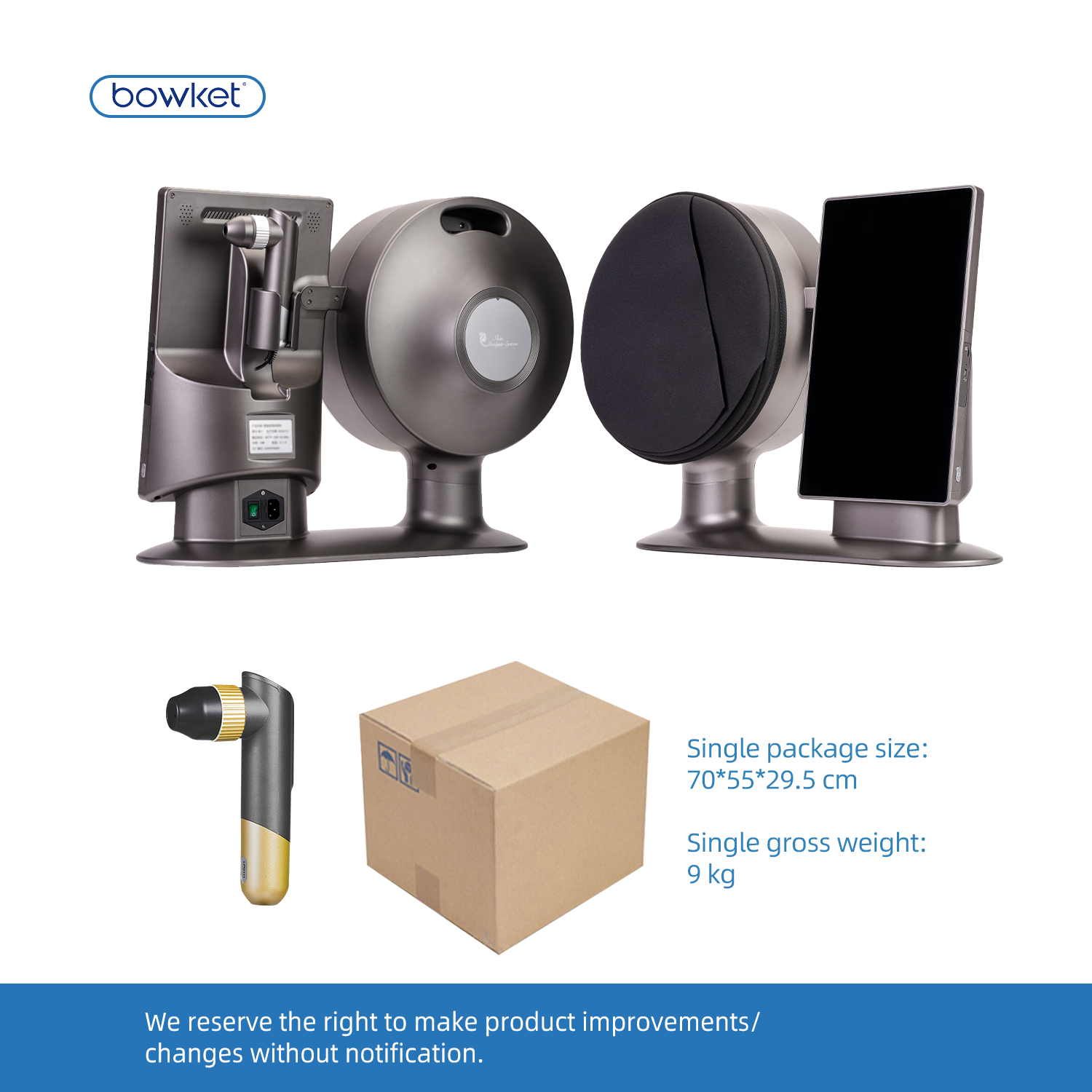 Bowket 2in1 15.6 skin and hair analysis machine(image 11)