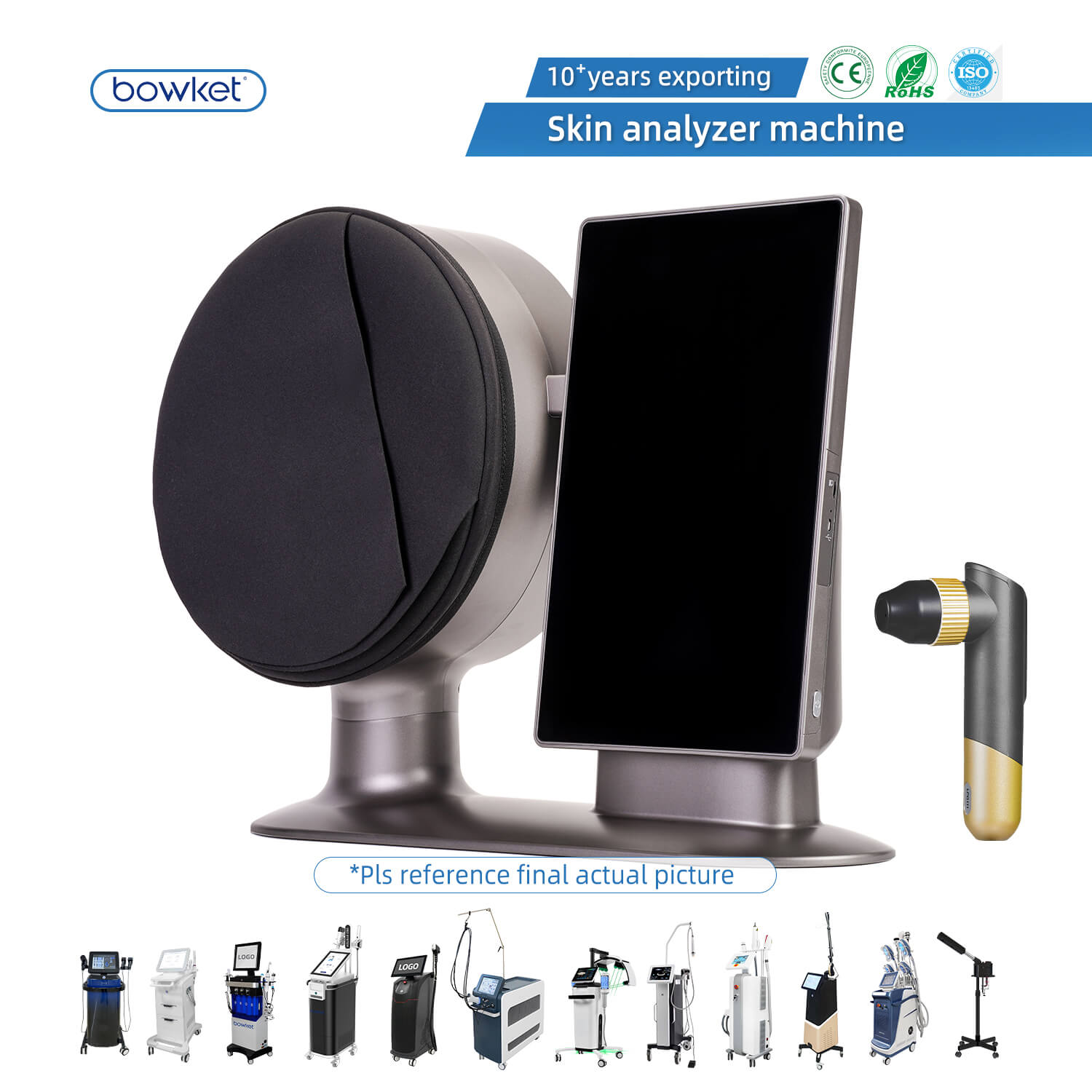 Bowket 2in1 15.6 skin and hair analysis machine(image 8)